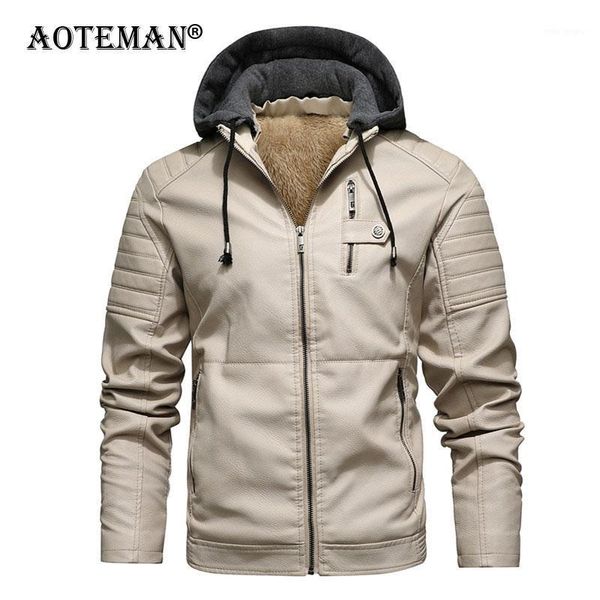 men jacket winter pu leather coats fleece hooded warm overalls thick outwears retro male clothing solid fashion jackets lm0741, Black
men jacket winter pu leather coats fleece hooded warm overalls thick outwears retro male clothing solid fashion jackets lm0741, Black