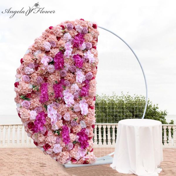 custom luxury rose orchid semicircle floral arrangement wedding arch decor backdrop flower wall party stage props window display
custom luxury rose orchid semicircle floral arrangement wedding arch decor backdrop flower wall party stage props window display