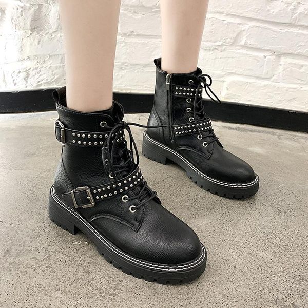 boots women new 2020 shoes round toe luxury designer rubber mid-calf rock autumn ladies mid calf low fashion solid hoof, Black
boots women new 2020 shoes round toe luxury designer rubber mid-calf rock autumn ladies mid calf low fashion solid hoof, Black