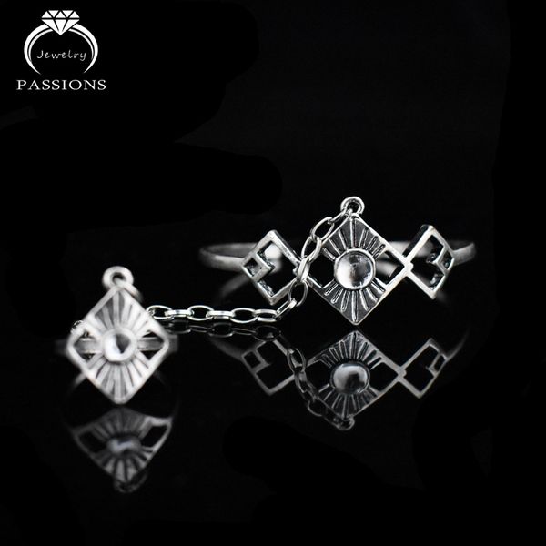 wholesale bohemia antique sliver jewelry set africa style adjustable open bracelet chain band rings jewelry sets for women&girl, Silver
wholesale bohemia antique sliver jewelry set africa style adjustable open bracelet chain band rings jewelry sets for women&girl, Silver