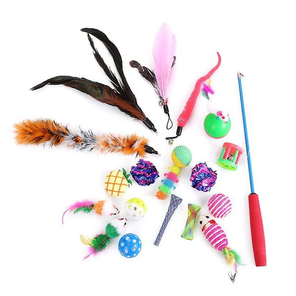 legendog 20pcs cat toys set interactive funny cat scratcher ball toy kitten catnip bell toy cat teaser feather qylseg
legendog 20pcs cat toys set interactive funny cat scratcher ball toy kitten catnip bell toy cat teaser feather qylseg