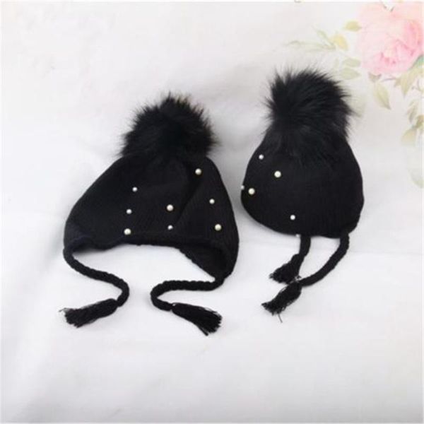 baby hats boys and girls wool ball knitted hat fashion pearl lace ear cap cute warm parent-child hat autumn and winter children1, Yellow
baby hats boys and girls wool ball knitted hat fashion pearl lace ear cap cute warm parent-child hat autumn and winter children1, Yellow
