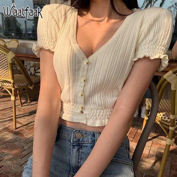waatfaak knitted v neck white tshirt woman button up kawaii ruffles korean hollow out crop t shirt women summer casual 20201
waatfaak knitted v neck white tshirt woman button up kawaii ruffles korean hollow out crop t shirt women summer casual 20201