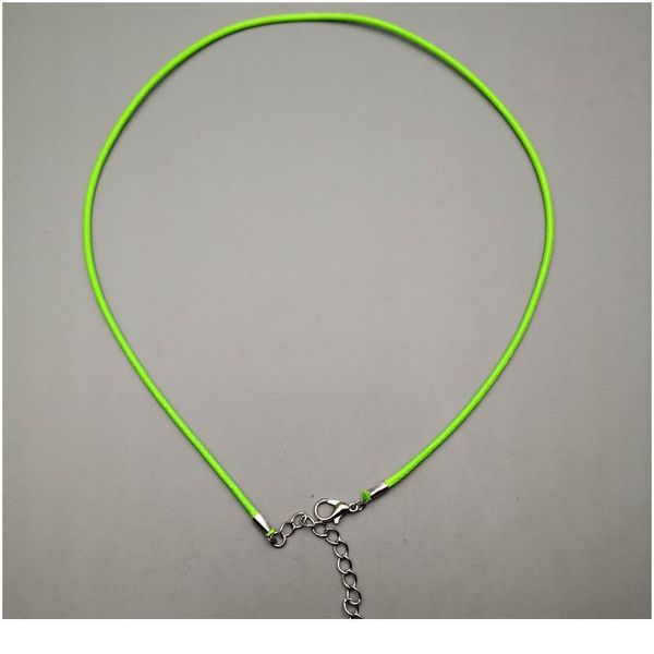 fashion 2mm 100pcs green clasp lobster wax leather chains necklaces rope pendant for jewelry making charm accessories w jllxlv, Silver
fashion 2mm 100pcs green clasp lobster wax leather chains necklaces rope pendant for jewelry making charm accessories w jllxlv, Silver
