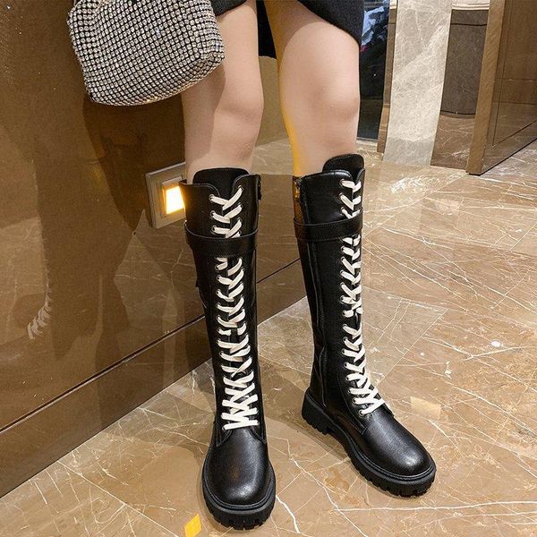 black knee high boots platform women chunky long boots metal buckle motorcycle gothic women punk shoes botas 2020
black knee high boots platform women chunky long boots metal buckle motorcycle gothic women punk shoes botas 2020