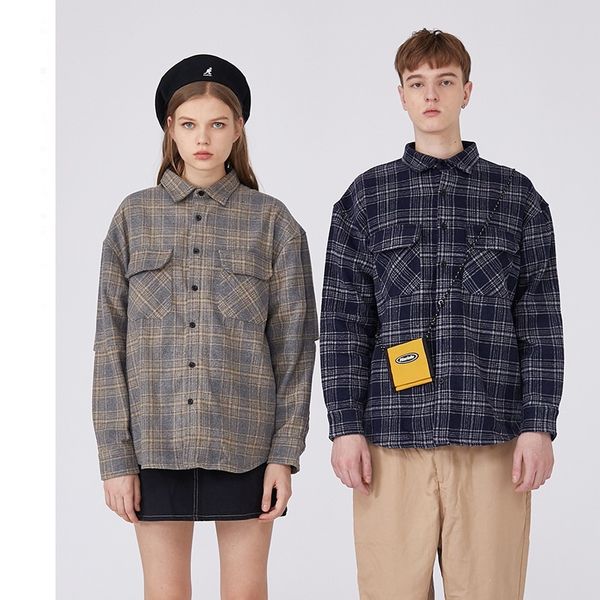 spring new men shirts plaid casual loose long sleeve korean harajuku style couple 2020 new shirt mens fleece hole coat button, White;black
spring new men shirts plaid casual loose long sleeve korean harajuku style couple 2020 new shirt mens fleece hole coat button, White;black