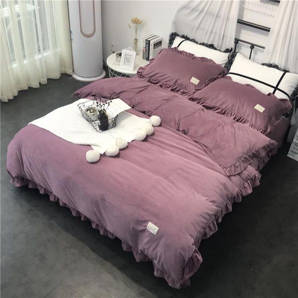 flannel bedding set crystal velvet coral fleece winter solid color duvet cover warm bed sheet double sided velvet bed linen
flannel bedding set crystal velvet coral fleece winter solid color duvet cover warm bed sheet double sided velvet bed linen