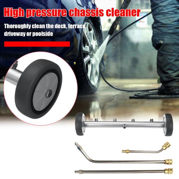 16 inch pressure washer undercarriage car chassis cleaning tool with stainless steel long pole universal wheel
16 inch pressure washer undercarriage car chassis cleaning tool with stainless steel long pole universal wheel