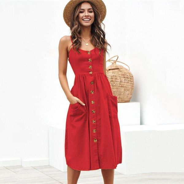 off the shoulder women pockets dress button through backless midi dress summer casual female plus size lady beach vestidos1, Black;gray
off the shoulder women pockets dress button through backless midi dress summer casual female plus size lady beach vestidos1, Black;gray