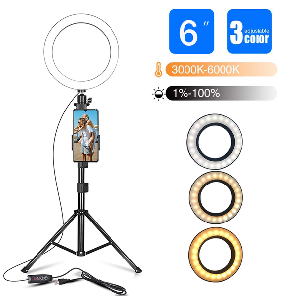 flash heads 6inch mini led video ring light selfie lamp with tripod stand usb plug for phone pography lighting youtube
flash heads 6inch mini led video ring light selfie lamp with tripod stand usb plug for phone pography lighting youtube