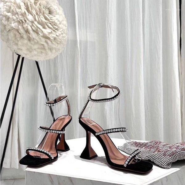 sandals 2021 summer one-word buckle with open-toed female thick rhinestone heels net red the same paragraph1, Black
sandals 2021 summer one-word buckle with open-toed female thick rhinestone heels net red the same paragraph1, Black