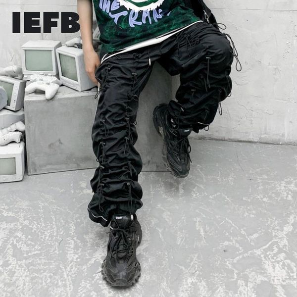 iefb /men's and women's wear high-quality functional drawstring sweatpants 2020 autumn streetwear new casual loose pants 9y13171, Black
iefb /men's and women's wear high-quality functional drawstring sweatpants 2020 autumn streetwear new casual loose pants 9y13171, Black