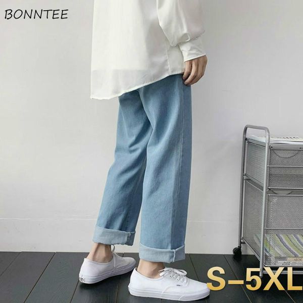men jeans korean-style fashion straight simple trousers oversize 5xl loose wide-leg ankle-length all-match leisure street-wear kg-383, Blue
men jeans korean-style fashion straight simple trousers oversize 5xl loose wide-leg ankle-length all-match leisure street-wear kg-383, Blue