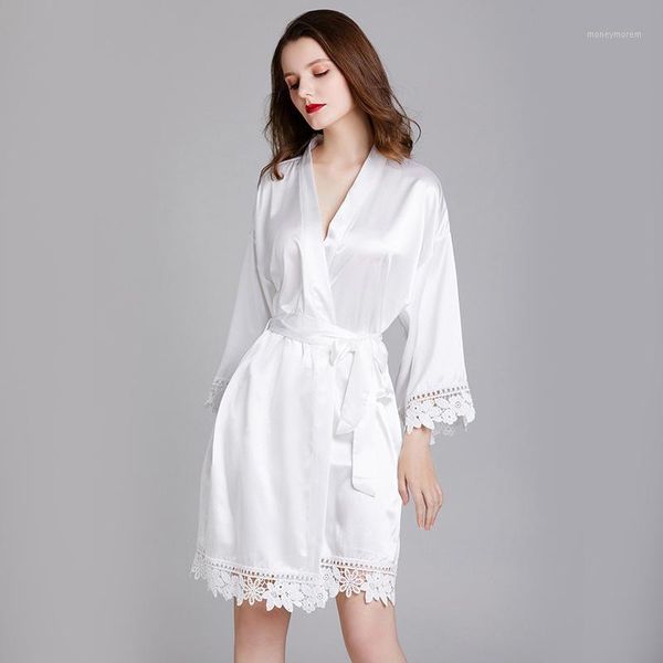 white bride bridesmaid wedding robe casual short kimono bathrobe gown silky satin nightgown sleepwear women nightdress1, Black;red
white bride bridesmaid wedding robe casual short kimono bathrobe gown silky satin nightgown sleepwear women nightdress1, Black;red