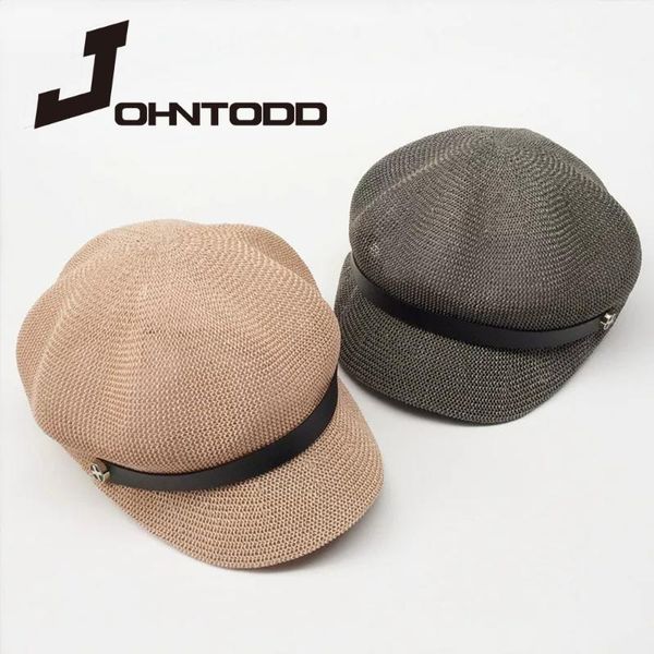 Summer new fashion male and female linen octagonal hat belt painter beret hat breathable mesh Gatsby golf burlap, Blue;gray
Summer new fashion male and female linen octagonal hat belt painter beret hat breathable mesh Gatsby golf burlap, Blue;gray