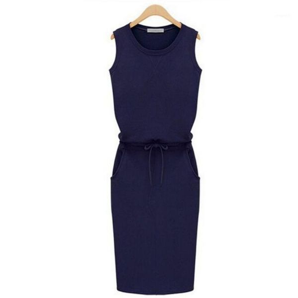 new summer solid dress color women causal sleeveless pockets slim fit pencil dresses drawstring waist beach party sundress1, Black;gray
new summer solid dress color women causal sleeveless pockets slim fit pencil dresses drawstring waist beach party sundress1, Black;gray