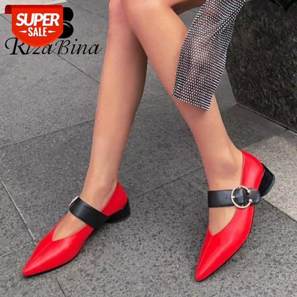 rizabina 4 colors women flats shoes fashion pointed toe metal buckle shoes women genuine leather casual footwear size 33-40 #mo0i
rizabina 4 colors women flats shoes fashion pointed toe metal buckle shoes women genuine leather casual footwear size 33-40 #mo0i