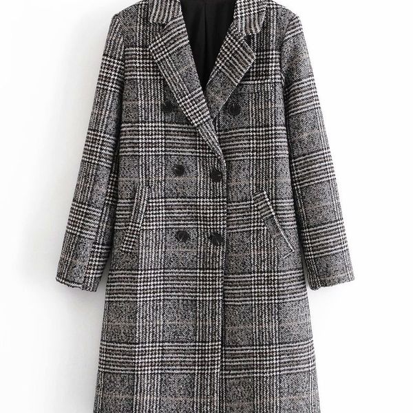 2021 new and american women's clothing wholesale autumn temperament medium long thousand bird double breasted coat cz6a, Black;brown
2021 new and american women's clothing wholesale autumn temperament medium long thousand bird double breasted coat cz6a, Black;brown