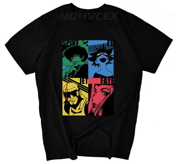 cowboy bebop t shirt harajuku o-neck tee sport hooded sweatshirt hoodie