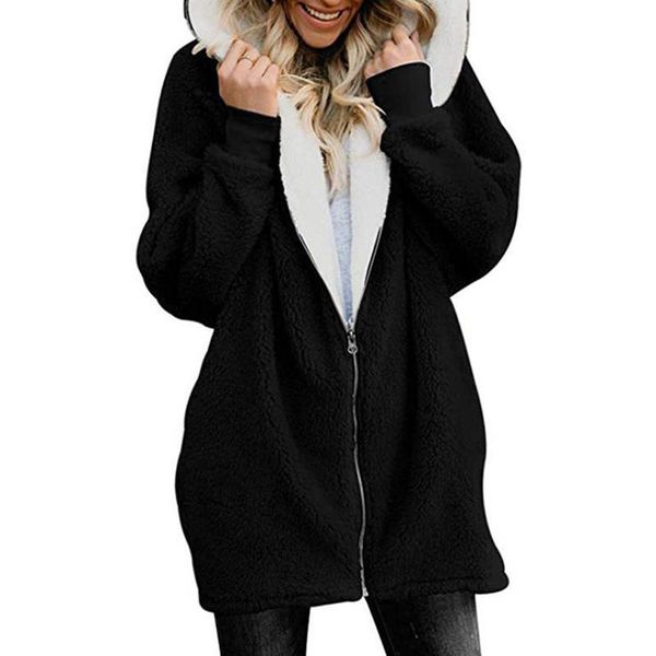 winter lamb zipper hooded sweatshirts women fashion loose warm plush coat female zipper fleece hoodies plus size, Black;brown
winter lamb zipper hooded sweatshirts women fashion loose warm plush coat female zipper fleece hoodies plus size, Black;brown