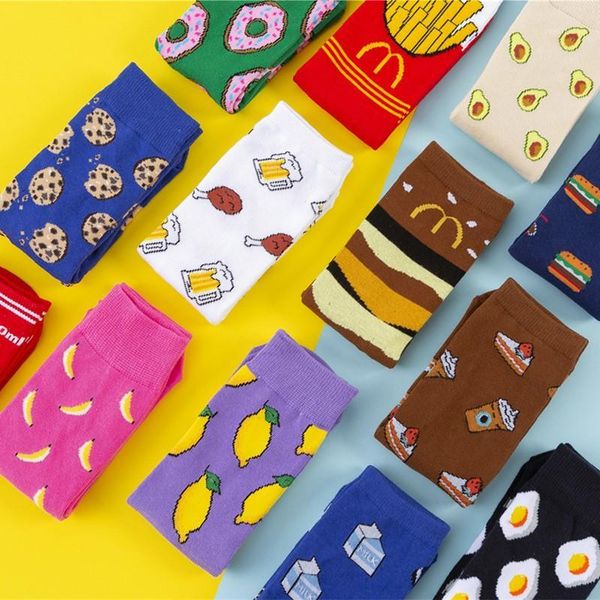 funny socks women casual cartoon fruit banana avocado lemon egg cookie donuts happy japanese harajuku skateboard socks1, Black;white
funny socks women casual cartoon fruit banana avocado lemon egg cookie donuts happy japanese harajuku skateboard socks1, Black;white