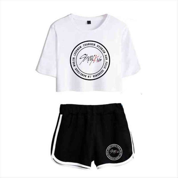 kpop stray kids women two piece outfits k-pop straykids 2 piece set crop and short pants tracksuit for women, White
kpop stray kids women two piece outfits k-pop straykids 2 piece set crop and short pants tracksuit for women, White