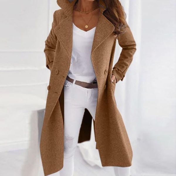 woolen coats women 2020 solid color long loose slim elegent collarless casual female autumn winter office lady warm wear thick1, Black
woolen coats women 2020 solid color long loose slim elegent collarless casual female autumn winter office lady warm wear thick1, Black