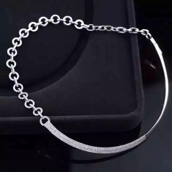 kakany 2021 new original white cubic zirconia round chain necklace female romantic engagement jewelry gift, Silver
kakany 2021 new original white cubic zirconia round chain necklace female romantic engagement jewelry gift, Silver