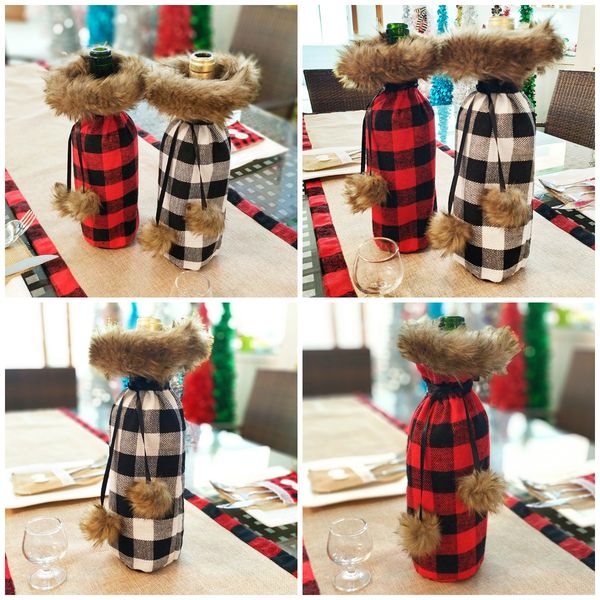 bag home decorations red and black plaid christmas wine bottle decoration t3i51027 ntjt
bag home decorations red and black plaid christmas wine bottle decoration t3i51027 ntjt