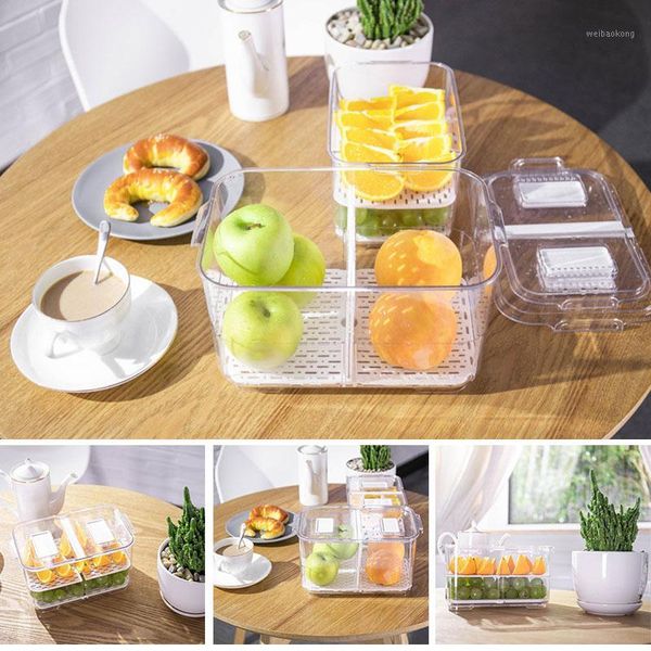 newly storage container plastic containers double-layer er refrigerator safe keep fresh va881
newly storage container plastic containers double-layer er refrigerator safe keep fresh va881