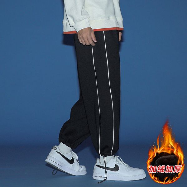 2021 new autumn the new stripe printed men's pants loose tides wild black sports q1br
2021 new autumn the new stripe printed men's pants loose tides wild black sports q1br