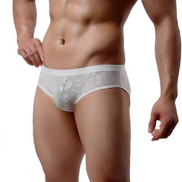 men's thin underwear lace transparent breathable underpants men's low-rise pouch bulge shorts underwear bottoms, Black;white
men's thin underwear lace transparent breathable underpants men's low-rise pouch bulge shorts underwear bottoms, Black;white