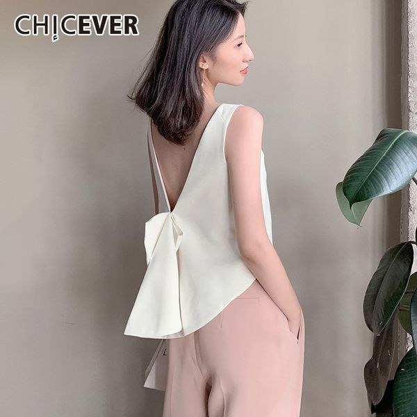 chicever korean lace up bowknot women's vest o neck tank sleeveless backless large size loose female vests fashion new 201027, Black;white
chicever korean lace up bowknot women's vest o neck tank sleeveless backless large size loose female vests fashion new 201027, Black;white
