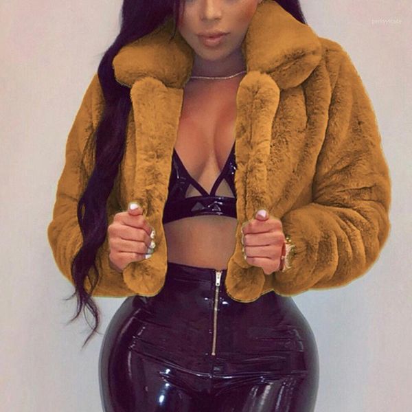 women's fur & faux winter warm fluffy coats jackets 2021 women fashion furry cropped jacket turn down collar open front overcoat1, Black
women's fur & faux winter warm fluffy coats jackets 2021 women fashion furry cropped jacket turn down collar open front overcoat1, Black