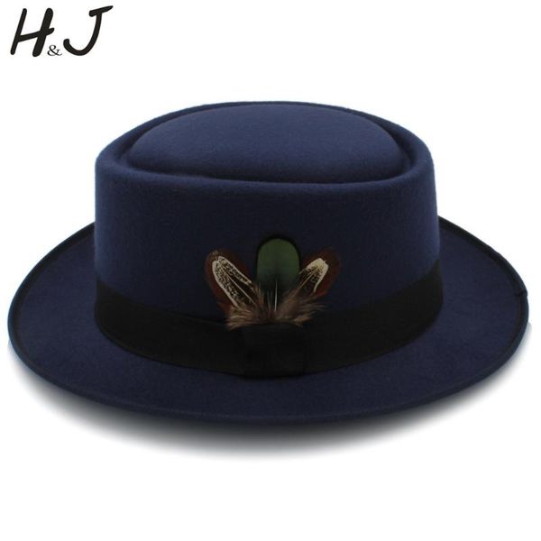 men autumn felt pork pie hat for lad crushable hat breaking bad walter dad winter retro fedora, Blue;gray
men autumn felt pork pie hat for lad crushable hat breaking bad walter dad winter retro fedora, Blue;gray