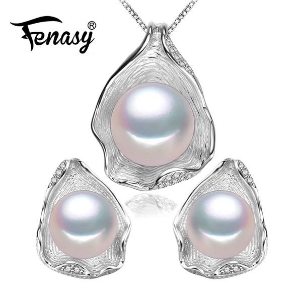 fenasy s925 sterling silver cz freshwater pearl jewelry sets necklace earrings shell design for women anniversary birthday gift 210202
fenasy s925 sterling silver cz freshwater pearl jewelry sets necklace earrings shell design for women anniversary birthday gift 210202