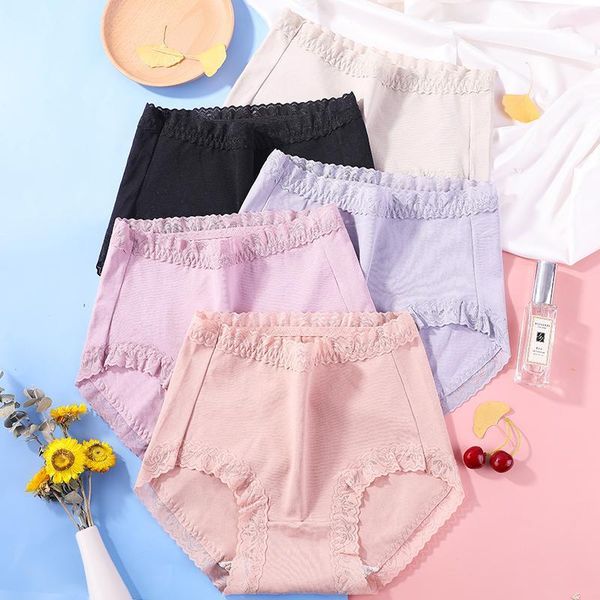 3pcs/pack lace panties women fashion soft cotton briefs plus size pants solid color lingerie female underwear -5xl1, Black;pink
3pcs/pack lace panties women fashion soft cotton briefs plus size pants solid color lingerie female underwear -5xl1, Black;pink