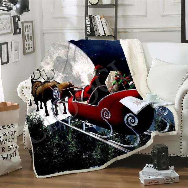 cloocl christmas present blanket 3d print santa claus double layer fashion casual keep warm in winter sofa youth bedding throw blankets
cloocl christmas present blanket 3d print santa claus double layer fashion casual keep warm in winter sofa youth bedding throw blankets