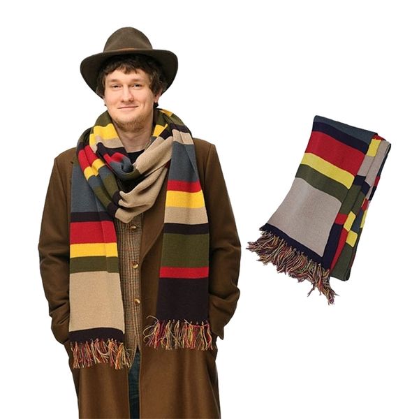 tv dr doctor who scarf delxue stripes tom baker scarf winter warm super long 143*9 inch shawl cosplay costume gift size 365*23cm y201007, Blue;gray
tv dr doctor who scarf delxue stripes tom baker scarf winter warm super long 143*9 inch shawl cosplay costume gift size 365*23cm y201007, Blue;gray