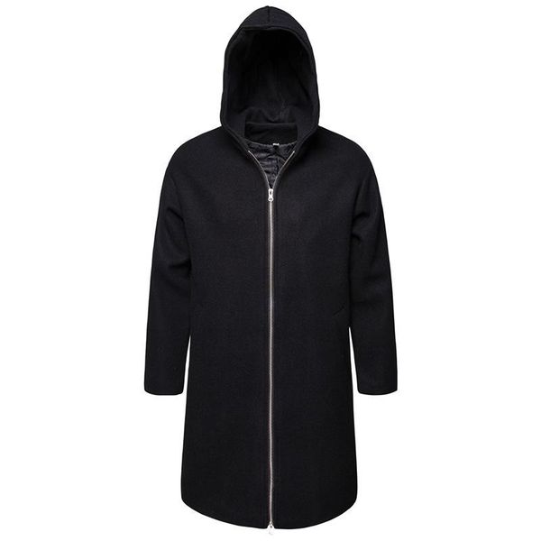 2020 autumn & winter new products mid-length woolen jacket casual versatile solid color men woolen coat yf11, Black
2020 autumn & winter new products mid-length woolen jacket casual versatile solid color men woolen coat yf11, Black