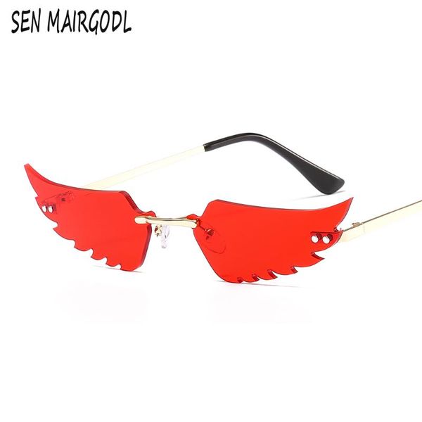 sunglasses 2021 cat eye women vintage rimless design sun glasses small shades for ladies oculos sol, White;black
sunglasses 2021 cat eye women vintage rimless design sun glasses small shades for ladies oculos sol, White;black