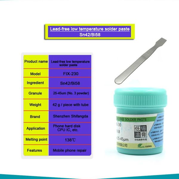 low temperature solder paste 138 soldering tin paste with stirring stirring tool lead canned welding flex cream
low temperature solder paste 138 soldering tin paste with stirring stirring tool lead canned welding flex cream