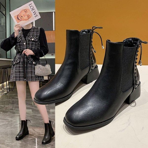 martin boots women's autumn new style square heel boots fashion lace-up low warm wear-resistant bottom women's, Black
martin boots women's autumn new style square heel boots fashion lace-up low warm wear-resistant bottom women's, Black