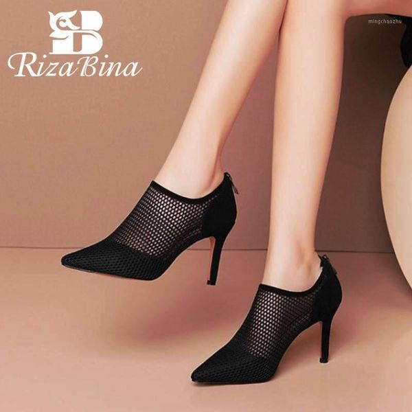 dress shoes rizabina women pumps thin high heels pointed toe design back zipper spring casual footwear size 31-401, Black
dress shoes rizabina women pumps thin high heels pointed toe design back zipper spring casual footwear size 31-401, Black