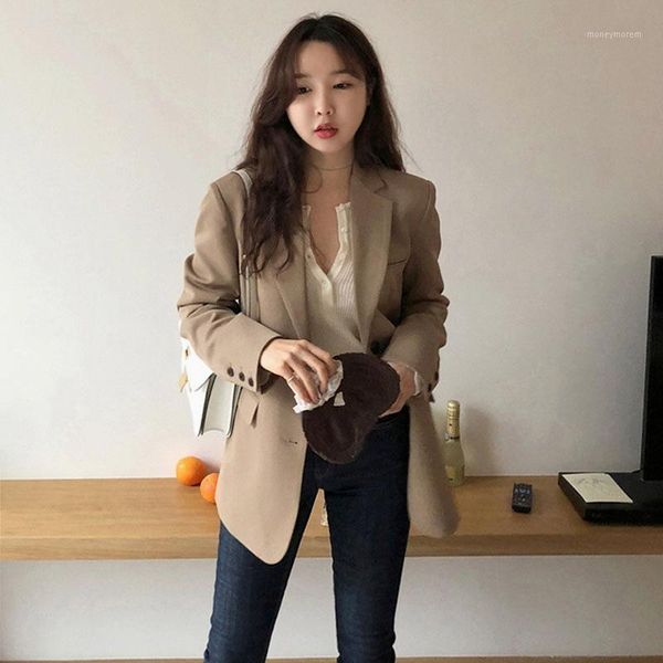 women's suits & blazers fashion blazer women clothes 2021 spring jackets for casual short coat female jacket vintage chaqueta mujer hxz, White;black
women's suits & blazers fashion blazer women clothes 2021 spring jackets for casual short coat female jacket vintage chaqueta mujer hxz, White;black