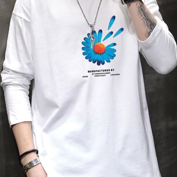 vh0ox men's long new men's autumn cotton winter sleeve trend printing t-shirt and special casual round neck cotton t-shirt versati, Blue
vh0ox men's long new men's autumn cotton winter sleeve trend printing t-shirt and special casual round neck cotton t-shirt versati, Blue