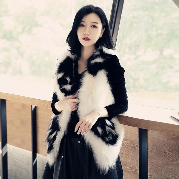 s-6xl new fashion women autumn &winter clothing imitation fur vest short tender skull pattern waistcoat faux fur coat1, Black
s-6xl new fashion women autumn &winter clothing imitation fur vest short tender skull pattern waistcoat faux fur coat1, Black