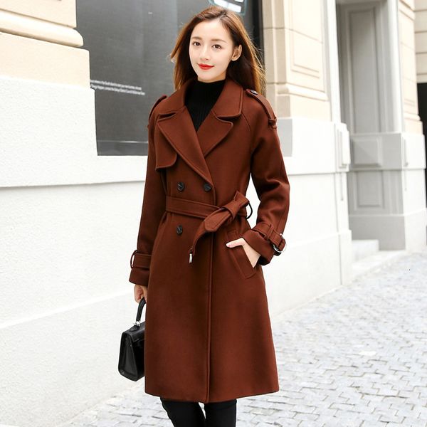 cashmere overcoat autumn winter fashion korean woolen women was thin slim long-sleeved wool coat female 2020 e123, Black
cashmere overcoat autumn winter fashion korean woolen women was thin slim long-sleeved wool coat female 2020 e123, Black