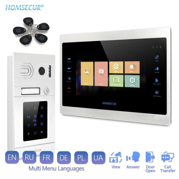 video door phones homsecur 7" phone intercom system ru menu ip65 camera password ic keyfob unlock ir night vision bc071hd-s+bm701hd-s
video door phones homsecur 7" phone intercom system ru menu ip65 camera password ic keyfob unlock ir night vision bc071hd-s+bm701hd-s