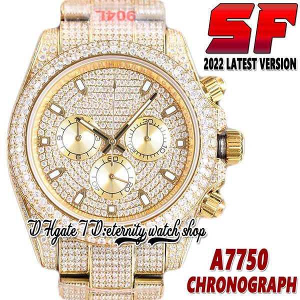 2022 sf v2 116508 eta 7750 sa7750 chronograph automatic mens watch 116503 diamond gold dial 904l stainless case iced out diamonds bracelet e, Slivery;brown
2022 sf v2 116508 eta 7750 sa7750 chronograph automatic mens watch 116503 diamond gold dial 904l stainless case iced out diamonds bracelet e, Slivery;brown